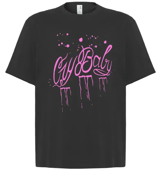 Футболка Оверсайз Cry baby Lil Peep Чорний фото