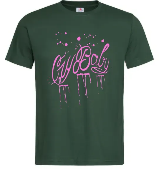 Чоловіча футболка Cry baby Lil Peep Темно-зелений фото