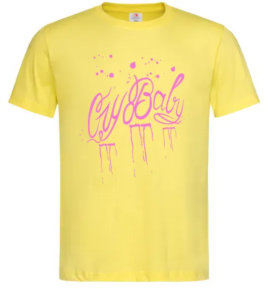 Чоловіча футболка Cry baby Lil Peep Лимонний фото