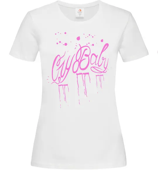 Женская футболка Cry baby Lil Peep Белый фото