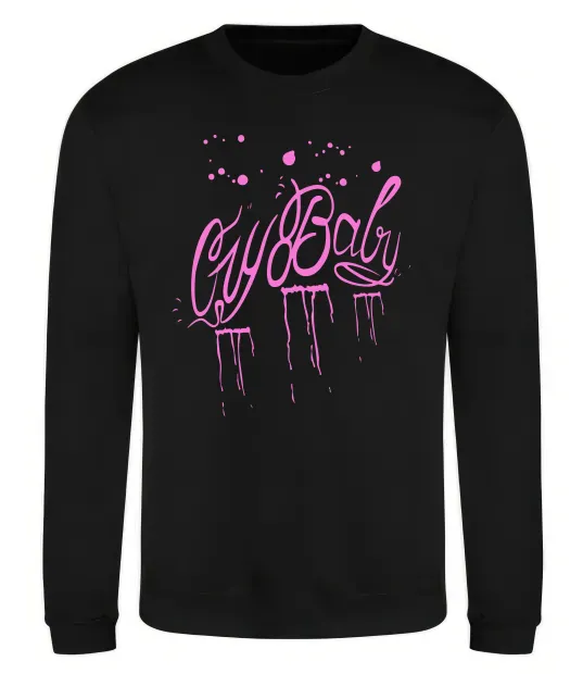 Світшот Cry baby Lil Peep Чорний фото