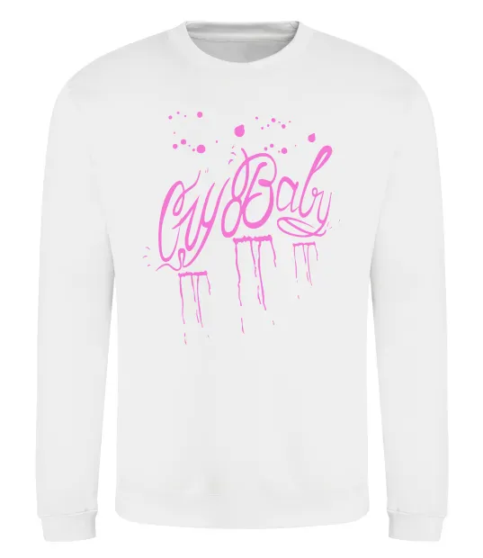 Світшот Cry baby Lil Peep Білий фото