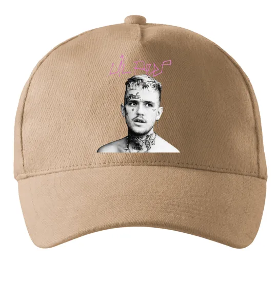 Кепка Lil Peep bw Песочный фото