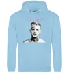 Жіноча толстовка (худі) Lil Peep bw Блакитний фото