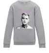 Детский Свитшот Lil Peep bw Серый меланж фото