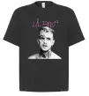 Футболка Оверсайз Lil Peep bw Черный фото