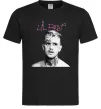 Мужская футболка Lil Peep bw Черный фото