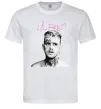 Мужская футболка Lil Peep bw Белый фото