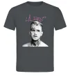 Мужская футболка Lil Peep bw Графит фото