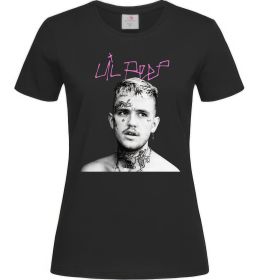 Женская футболка Lil Peep bw Женская футболка Lil Peep bw