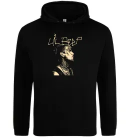 Женская толстовка (худи) Lil Peep art Черный фото