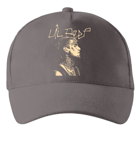Кепка Lil Peep art Серый фото