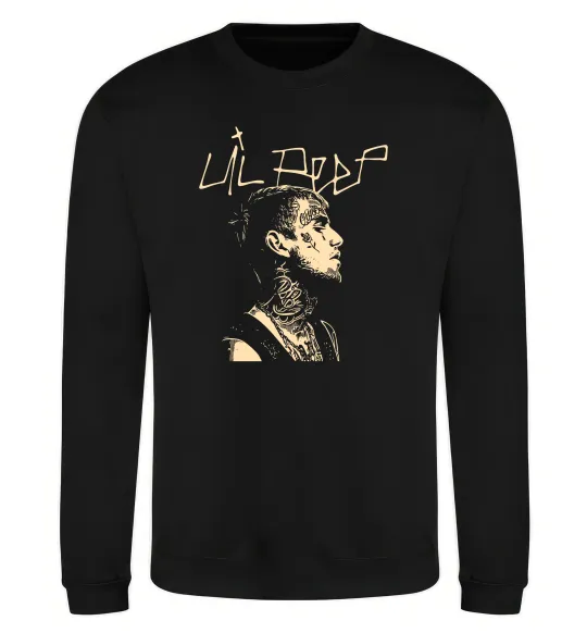 Світшот Lil Peep art Чорний фото