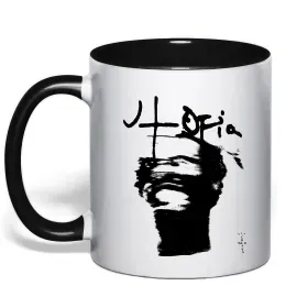 Чашка с цветной ручкой