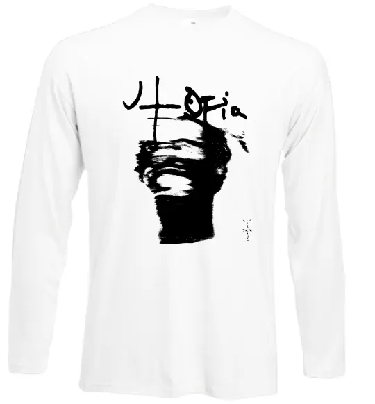 Лонгслів Travis Scott utopia Білий фото