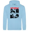 Жіноча толстовка (худі) Тревіс Скотт постер Блакитний фото