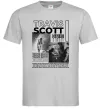 Мужская футболка Travis Scott Utopia 2023 Серый фото