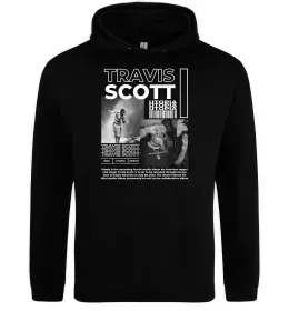 Мужская толстовка (худи) Travis Scott Utopia 2023 Черный фото