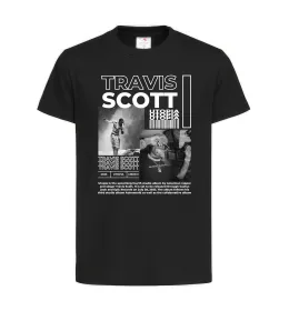Детская футболка Travis Scott Utopia 2023 Черный фото