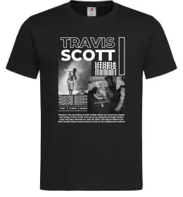 Мужская футболка Travis Scott Utopia 2023 Черный фото