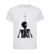 Дитяча футболка Travis Scott Skeleton Білий фото