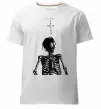 Чоловіча преміум футболка Travis Scott Skeleton Білий фото