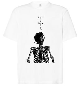 Футболка Оверсайз Travis Scott Skeleton