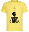 Мужская футболка Travis Scott Skeleton Лимонный фото