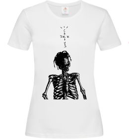 Женская футболка Travis Scott Skeleton