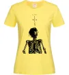 Женская футболка Travis Scott Skeleton Лимонный фото