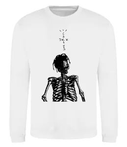 Свитшот Travis Scott Skeleton Белый фото