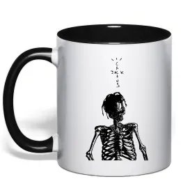 Чашка с цветной ручкой