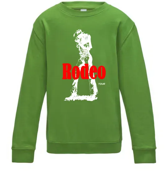 Дитячий світшот Travis Scott Rodeo Лаймовий фото