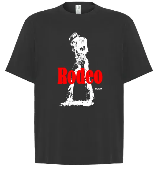 Футболка Оверсайз Travis Scott Rodeo Черный фото