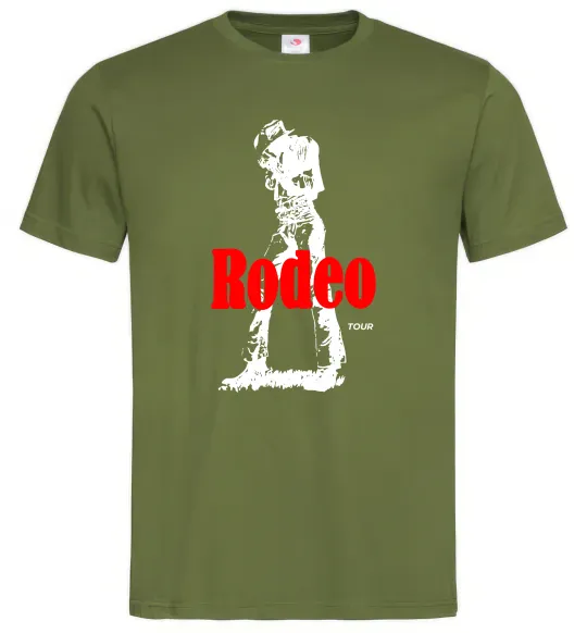 Мужская футболка Travis Scott Rodeo Оливковый фото