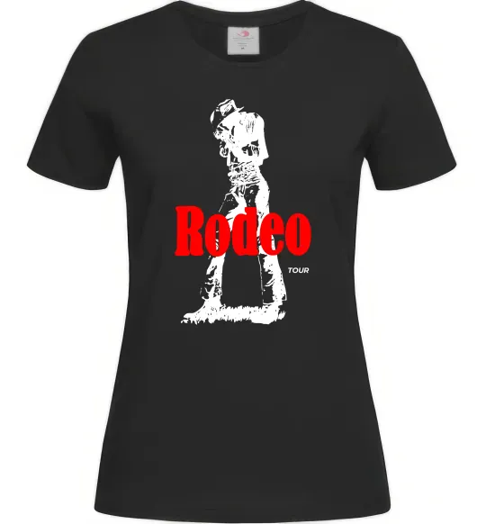 Жіноча футболка Travis Scott Rodeo Чорний фото