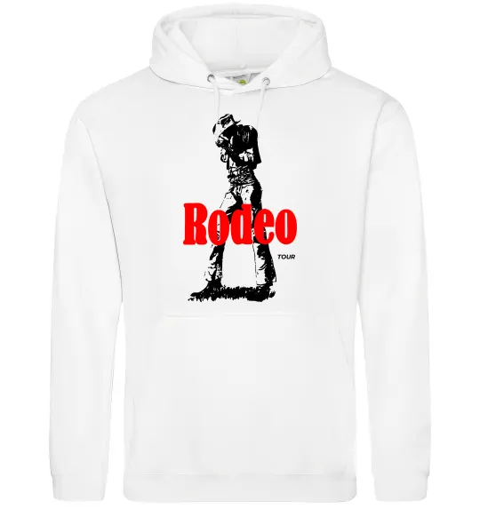 Чоловіча толстовка (худі) Travis Scott Rodeo Білий фото