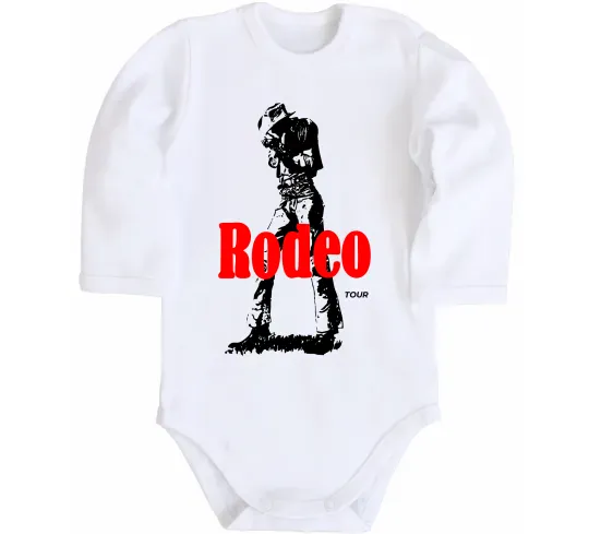 Дитячий бодік Travis Scott Rodeo Білий фото