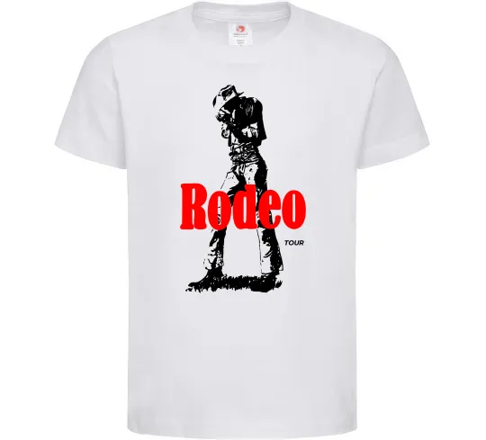 Дитяча футболка Travis Scott Rodeo Білий фото