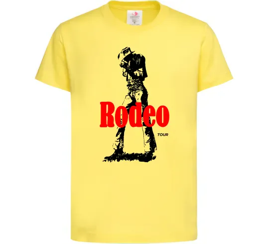 Дитяча футболка Travis Scott Rodeo Лимонний фото