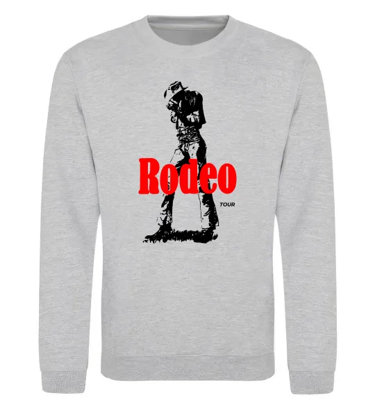 Свитшот Travis Scott Rodeo Серый меланж фото