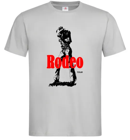 Мужская футболка Travis Scott Rodeo Серый фото