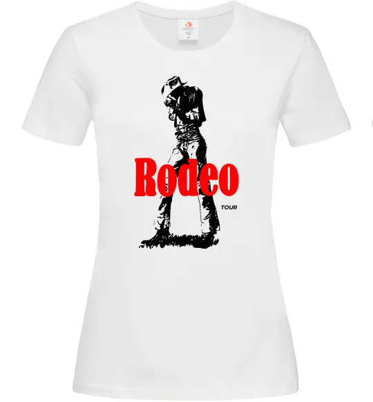 Жіноча футболка Travis Scott Rodeo Білий фото
