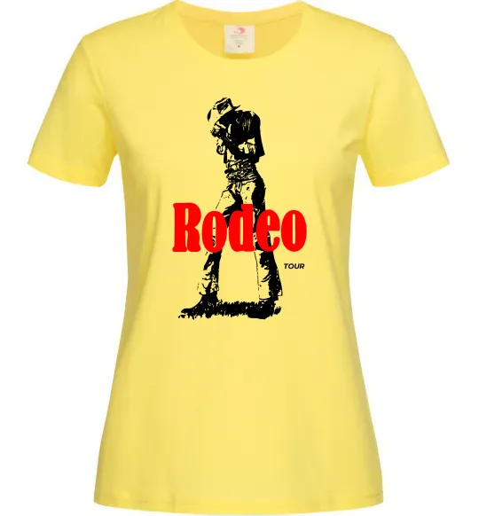 Жіноча футболка Travis Scott Rodeo Лимонний фото