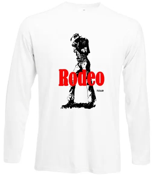 Лонгслив Travis Scott Rodeo Белый фото