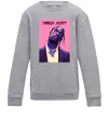 Дитячий світшот Travis Scott pink Сірий меланж фото