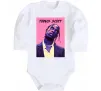 Дитячий бодік Travis Scott pink Білий фото