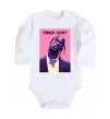 Дитячий бодік Travis Scott pink Білий фото