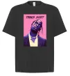 Футболка Оверсайз Travis Scott pink Чорний фото