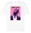 Футболка Оверсайз Travis Scott pink Білий фото